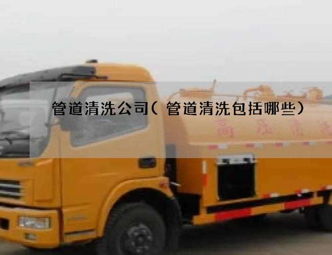 管道清洗公司(管道清洗包括哪些)