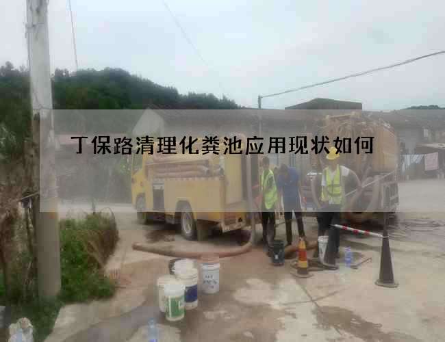 丁保路清理化粪池应用现状如何