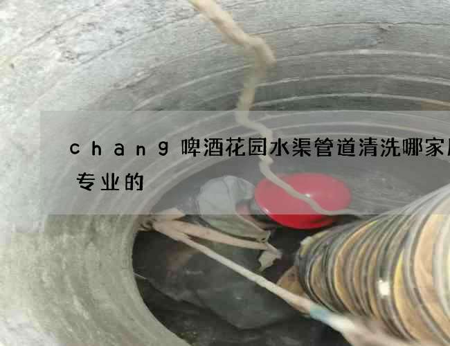 chang啤酒花园水渠管道清洗哪家服务专业的