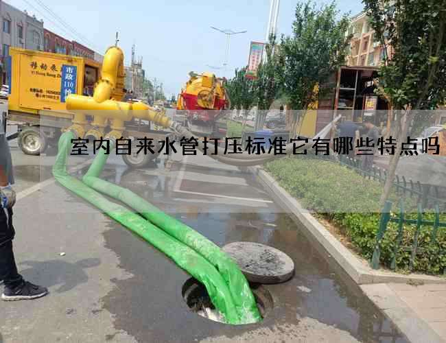室内自来水管打压标准它有哪些特点吗