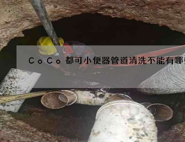 CoCo都可小便器管道清洗不能有哪些