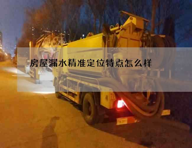房屋漏水精准定位特点怎么样