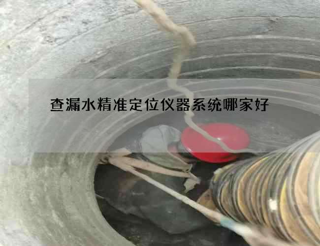 查漏水精准定位仪器系统哪家好