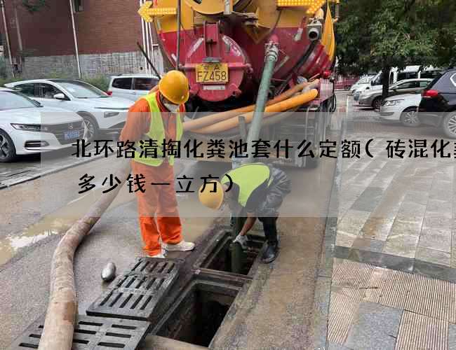 北环路清掏化粪池套什么定额(砖混化粪池多少钱一立方)