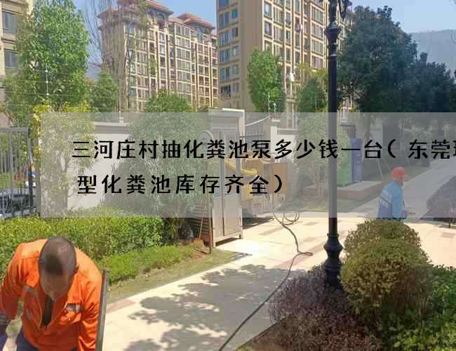 三河庄村抽化粪池泵多少钱一台(东莞环保型化粪池库存齐全)