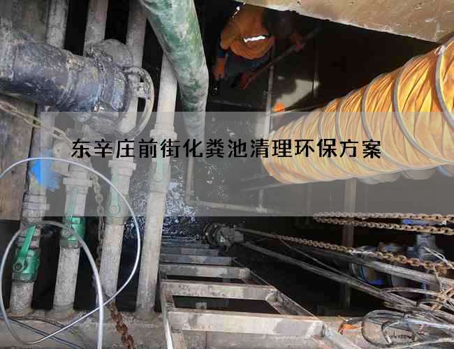 东辛庄前街化粪池清理环保方案