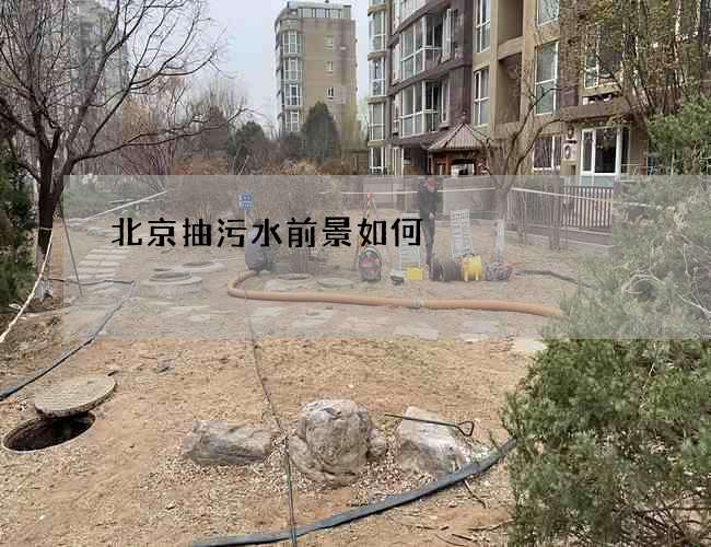 北京抽污水前景如何